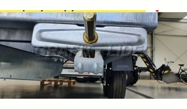 AKT-066 podpora składana KNOTT do przyczep kempingowych, handlowych, kontenerów, furgonów, HUB-500mm SW19 9885149202