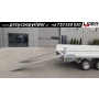 BR-020D przyczepa Condor II, 330x180cm, ciężarowa towarowa, burty aluminiowe, NAJAZDY ALU + PODPORY, DMC 2700kg