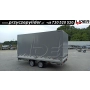 BR-108A przyczepa + plandeka 400x200x200cm, ciężarowa Atlas, towarowa, burty aluminiowe, platforma, laweta, DMC 2700kg