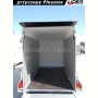 DB-019.. przyczepa furgon, kontener, Cheval Liberte C300, bagażowa, do motocykli, ściany aluminiowe, rampa wjazdowa, drzwi boczne, 300x150x190cm, DMC