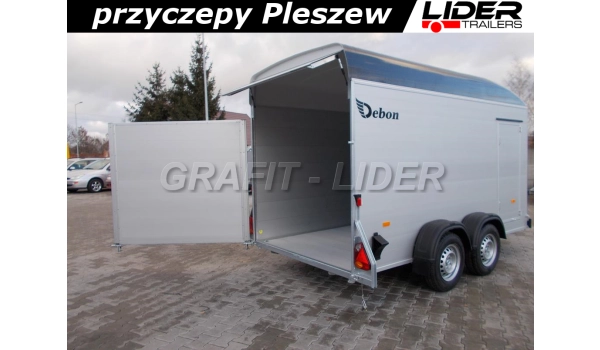 DB-50C Fourgon 366x165x195cm C500XL ALU + drzwi boczne, Debon, DMC 1400-2600kg