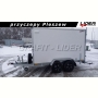 NW-026 przyczepa 300x150x180cm, kontener, furgon izolowany, drzwi tylne, DMC 2700kg