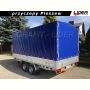 RD-038 przyczepa + plandeka 400x195x170cm, EURO B-2600/1/G5, ciężarowa, towarowa, DMC 2600kg