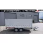 TM-087A przyczepa + plandeka 365x171x110cm Transporter 3617 2C 1,5t, ciężarowa, towarowa, burty aluminiowe, DMC 1500kg