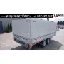 TM-087A przyczepa + plandeka 365x171x110cm Transporter 3617 2C 1,5t, ciężarowa, towarowa, burty aluminiowe, DMC 1500kg