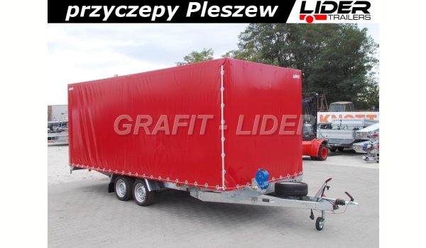 TM-122 przyczepa ciężarowa Carplatform 5020S 2,7t, zabudowa wzmacniana, laweta, platforma, 507x211x30cm, 2700kg