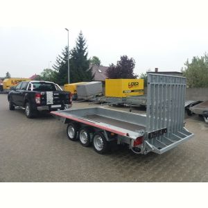 TEMARED Builder - ciężarowa przyczepa do przewozu sprzętu budowlanego