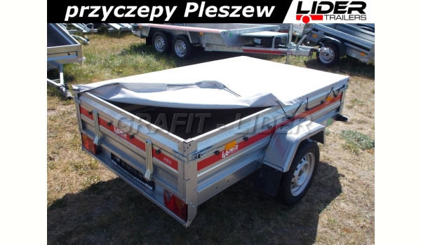 TM-210. przyczepa + plandeka 205x125x30cm, lekka PRO 2012, DMC 750kg