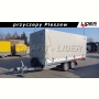 TM-255 przyczepa + plandeka 365x171x150cm, Transporter 3617, ciężarowa, towarowa, burty aluminiowe, DMC 1500kg