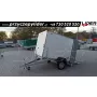 TM-363A przyczepa 227x147x147cm, Smart Box 2315, kontener sklejkowy BIAŁY, uchylna skrzynia, PODNOŚNIK KORBOWY, DMC 750kg