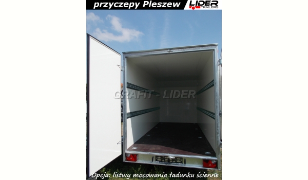 TP-032 przyczepa TFS 420T.00 2,7t, 420x200x210cm, furgon izolowany, kontener, DMC 2700kg