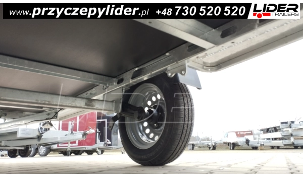 TP-040 przyczepa 253x110x125cm Mini Cargo TF 4 SP PLUS, furgon izolowany, kontener, DMC 750kg